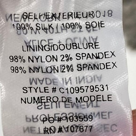 Alice + Olivia Sequined Silk Mini Dress Boatneck Blouson Silver Metallic Medium - Picture 9 of 10